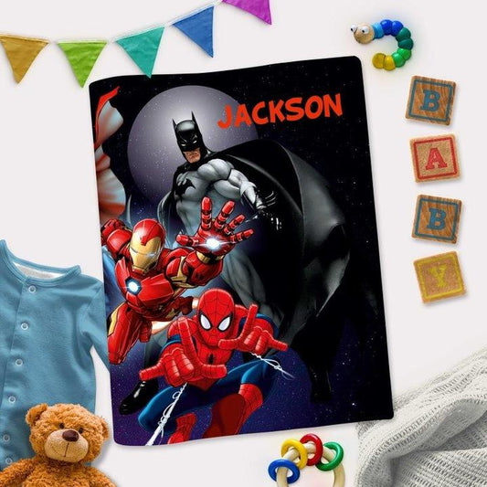 Superhero Theme - Personalized Interactive Activity Book