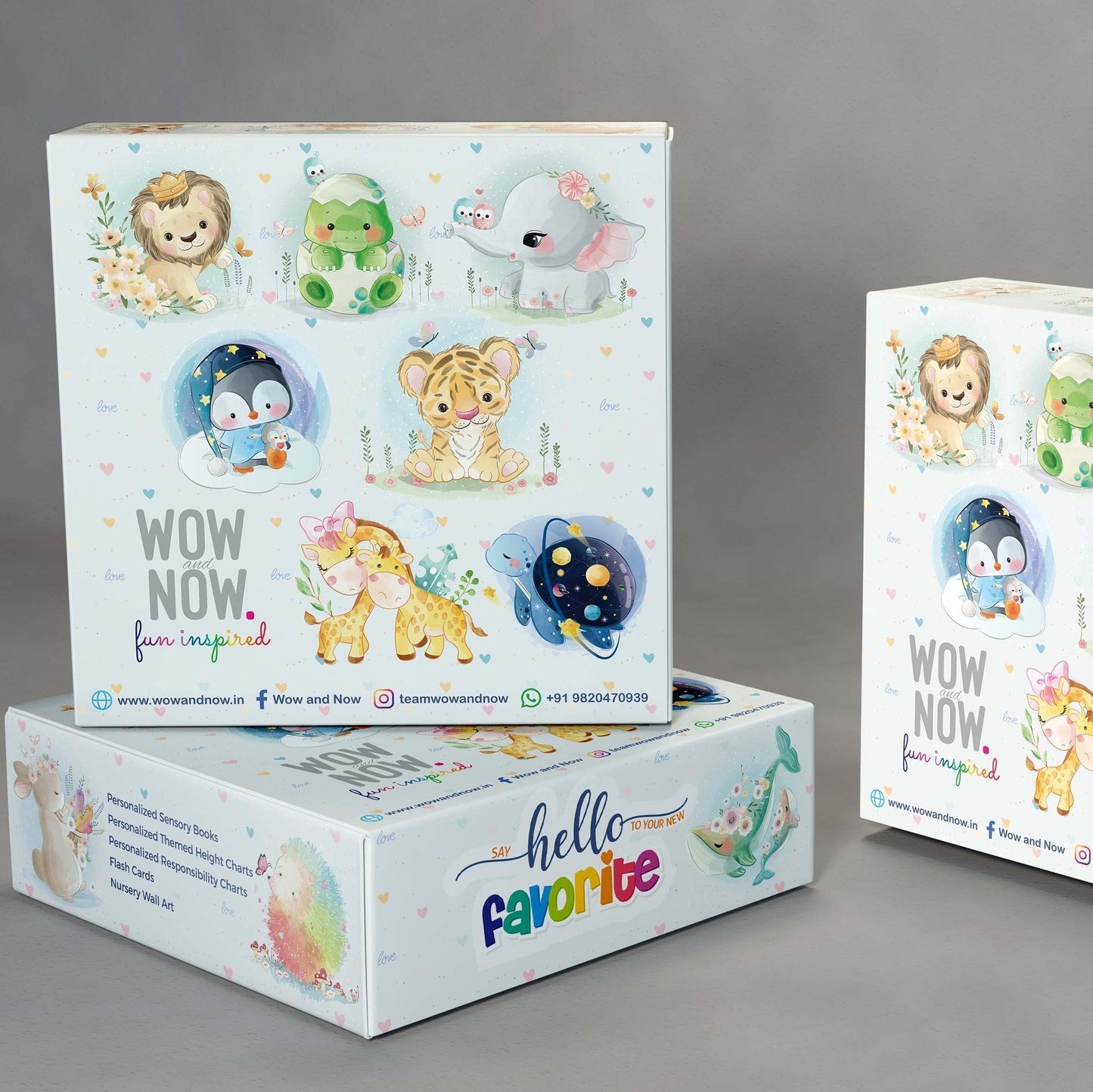 Personalized Animal Safari Sensory Quiet Book (Jerry - The Giraffe) - Montessori Toys