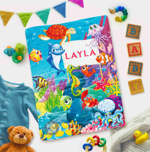 Under the Sea - Personalized Interactive Activity Book