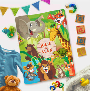 Rainbow Theme - Personalized Interactive Activity Book