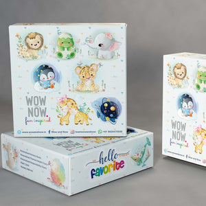Montessori Inspired Animal Safari Sensory Quiet Book - Personalized (Bailey - The Elephant)